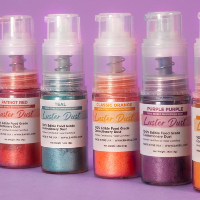 Bakell launches 4 Gram Edible Spray Glitter for Tinker and Luster Dusts-Bakell®