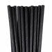 black satin straws for decorating cocktails