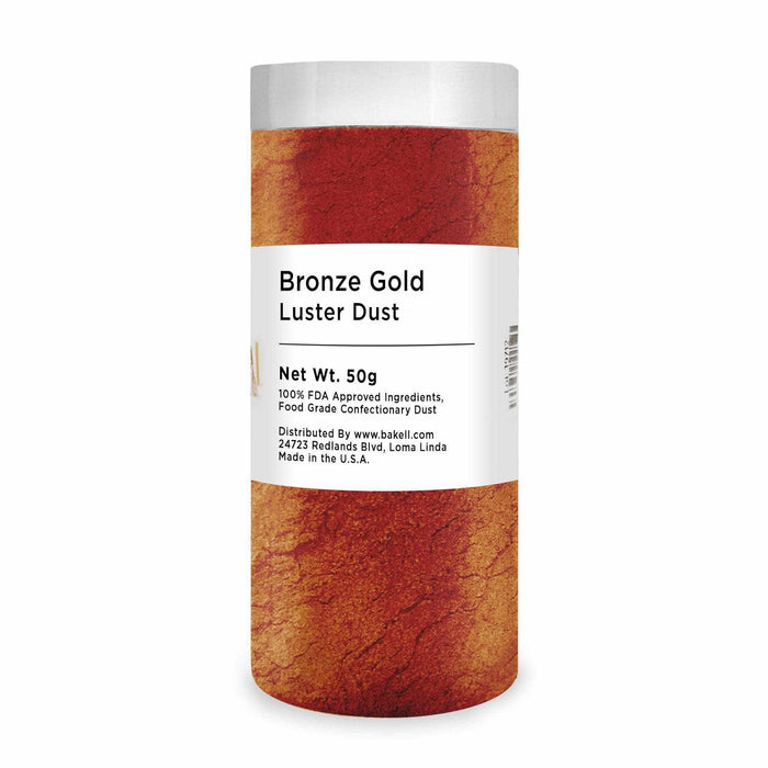 Bronze Edible Luster Dust & Edible Paint | Bakell #1 site for Glitter
