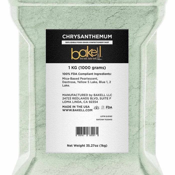 Chrysanthemum Green Luster Dust Edible | #1 Site for Glitters! Bakell