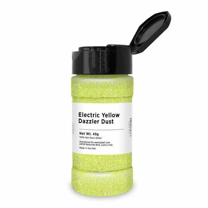 Electric Citrus Yellow Glow In the Dark Hologram Glitter | Bakell