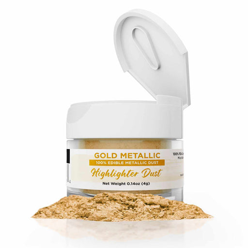 Gold Sterling Highlighter Dust 4 Gram Jar-Highlighter Dust_4G_Google Feed-bakell