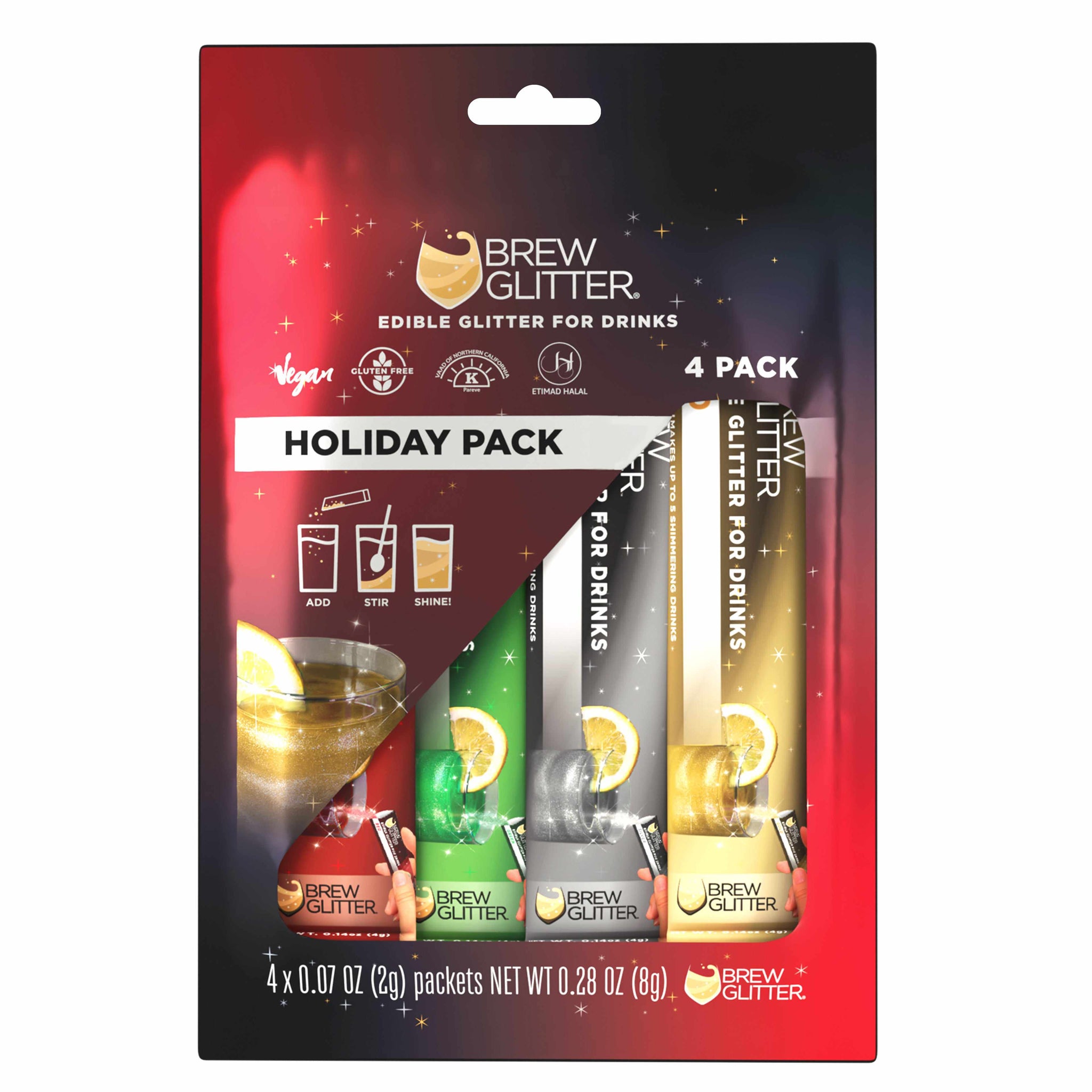 product image of holiday glitter stick pack