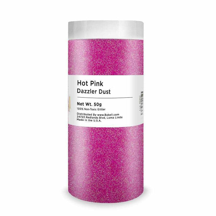 Hot Pink Glow In the Dark | Hologram Pink Craft Glitter | Bakell