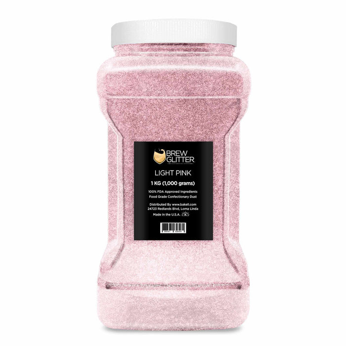 Light Pink Glitter for Coffee, Cappuccinos & Lattes | Bakell.com