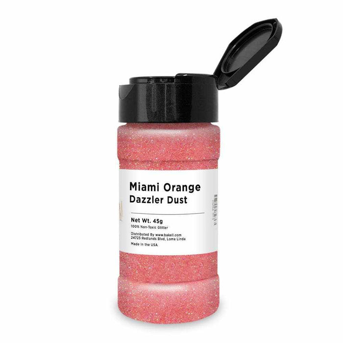 Miami Orange Glow In the Dark | Orange Hologram Glitter | Bakell