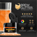 Orange Brew Glitter® Necker | Private Label-Private Label_Brew Glitter Samples with Tags-bakell