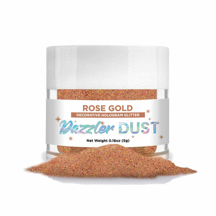 Rose Gold Dazzler Dust® 5 Gram Jar-Dazzler Dust-bakell