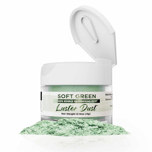 Soft Green Luster Dust Edible | Bakell-Luster Dusts-bakell