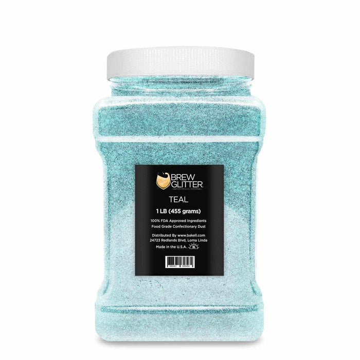 Teal Green Glitter for Coffee, Cappuccinos & Lattes | Bakell.com