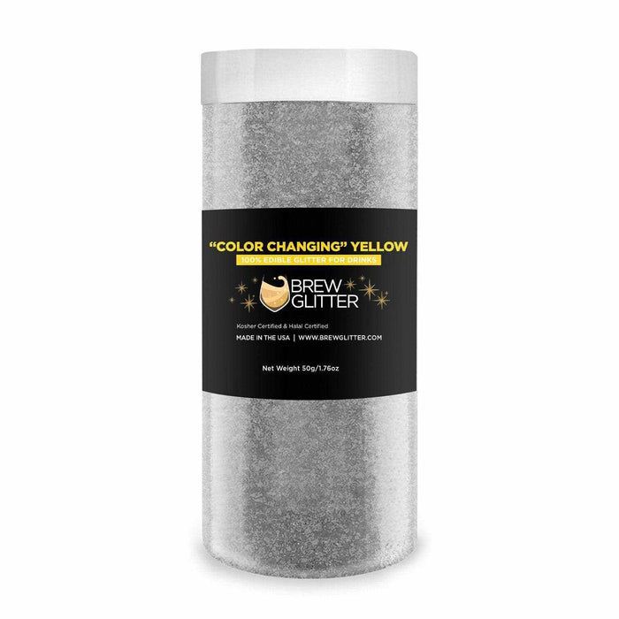 Yellow Color Changing Brew Glitter Iced Tea | Bakell