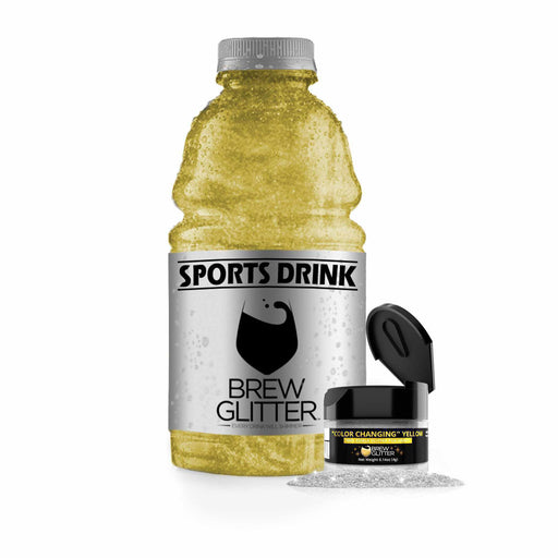 Yellow Color Changing Glitter | Yellow Engergy & Sports Glitter | Bakell