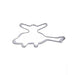3” Helicopter Metal Cookie Cutter | Bakell.com
