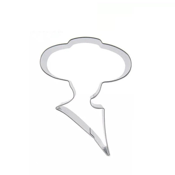 3" Lady With Hat Metal Cookie Cutter  | Bakell
