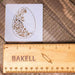 3x3 Floral Easter Egg Stencil | Bakell®-Stencils-bakell