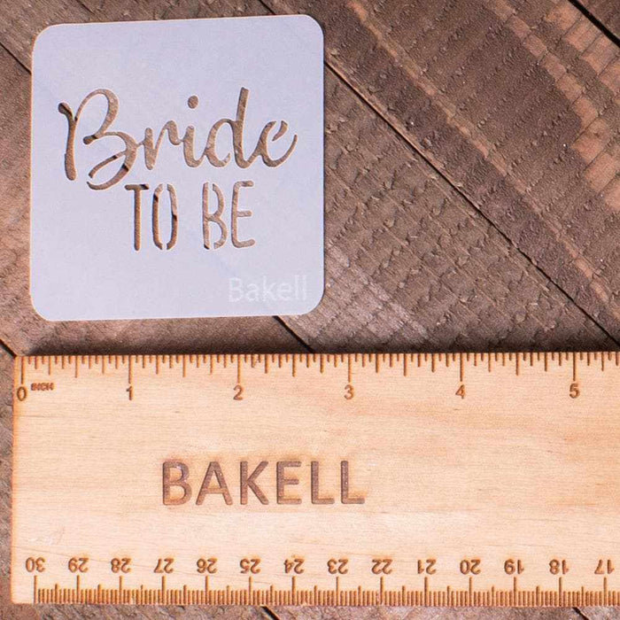 4 PC Bride To Be Variety Stencil Pack | Bakell.com