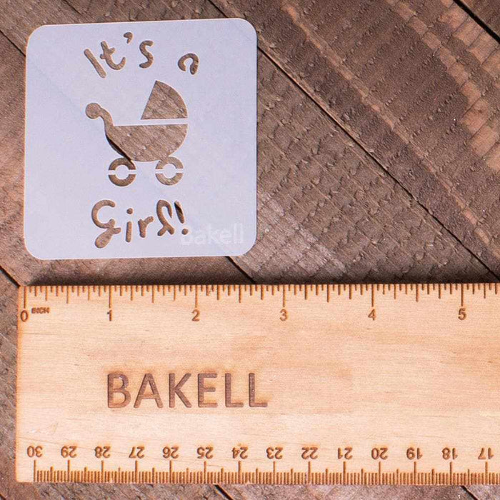 Buy Baby Shower Girl Stencils From $3.49 - Shower Stencils | Bakell.com
