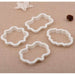 4 PC Plastic Frame Pattern Shape Cookie Cutters Set | Bakell.com