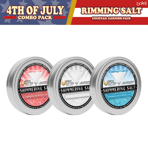 4th of July Cocktail Rimming Salt | Salt Combo Pack | Bakell