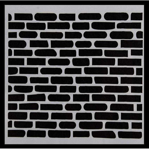 5x5 Brick Wall Pattern Print Stencil | Bakell