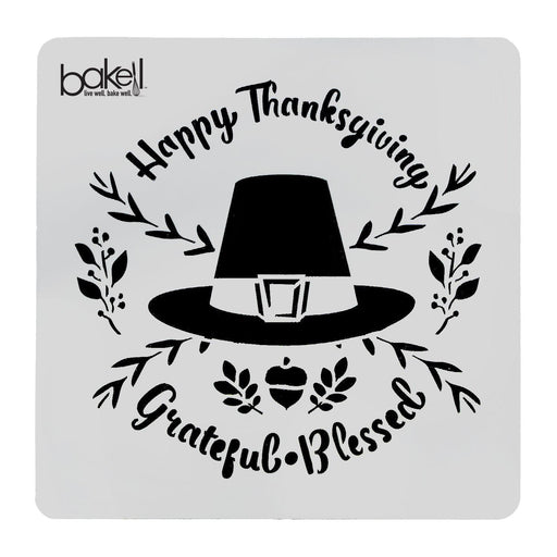 5x5 Happy Thanksgiving Stencil-Stencils-bakell