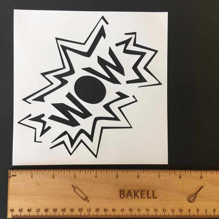 Shop Superhero Blast Stencil From $6.89 - Superhero Stencils - Bakell
