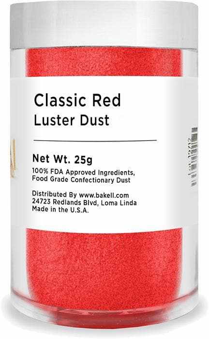 Christmas Luster Dust Combo Pack A (12 PC SET) 25 Gram Jar - Bakell