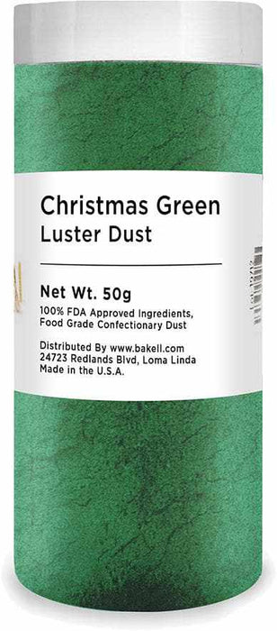 Christmas Luster Dust Combo Pack A (4 PC SET) 50 Gram Jar - Bakell