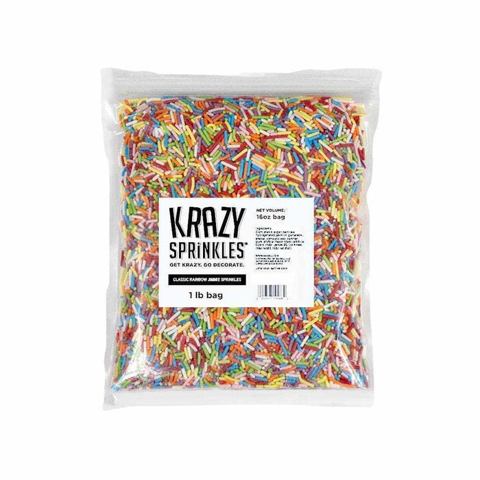 Classic Rainbow Jimmies Edible Sprinkles – Krazy Sprinkles® Bakell.com