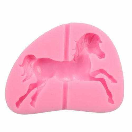 Horse / Pony Carousel Silicone Mold-Silicone Molds-bakell