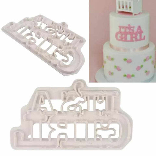 "It's a girl cookie cutter" Baby Pattern Cutter