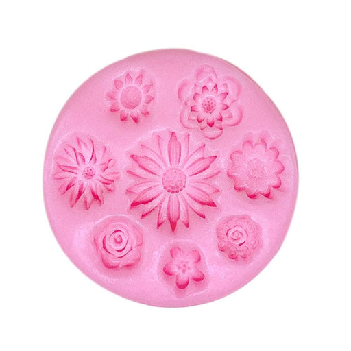 Silicone Flower Molds - 8 Shaped Flower Mold - Bakell.com
