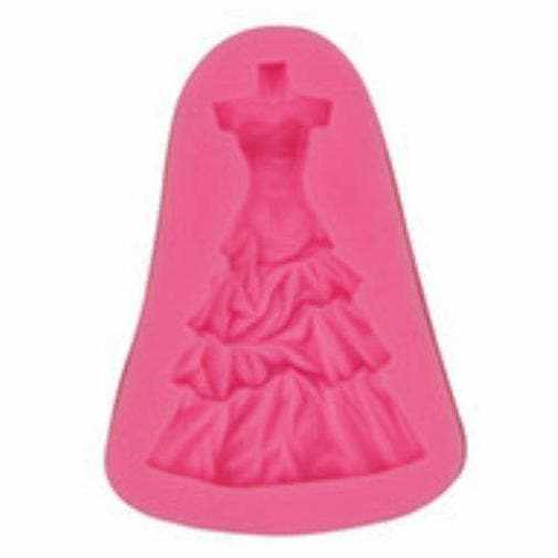 Princess Formal Ball Dress and Gown Silicone Mold (SMALL MOLD) | Bakell