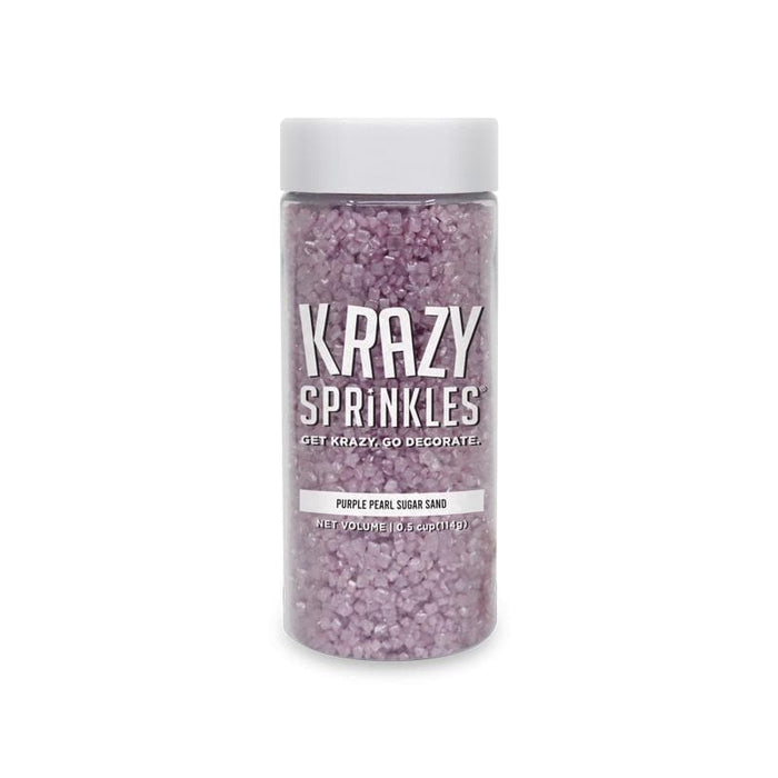 Purple Pearl Sugar Sand Sprinkles-Krazy Sprinkles_HalfCup_Google Feed-bakell