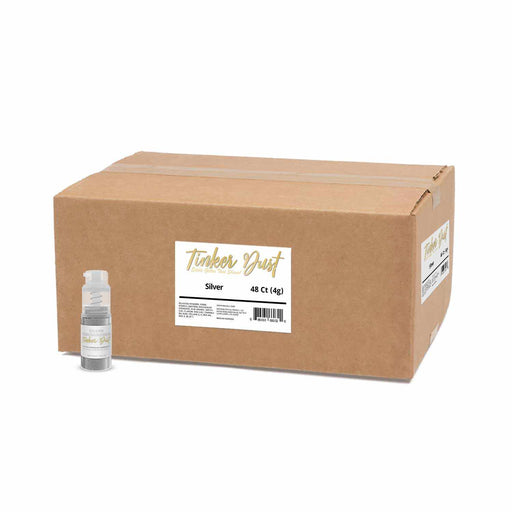 Purchase Wholesale | Silver Tinker Dust Edible Glitter | 4g Spray Pump