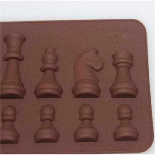 Bakell™ Small Chess Set Silicone Mold, 8 x 3 Inches | Bakell.com