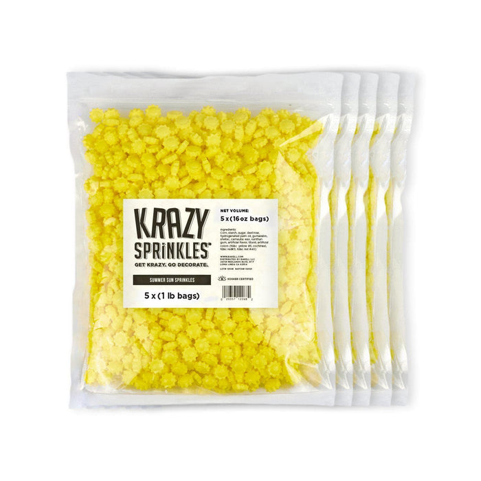 Summer Sun Shaped Sprinkles – Krazy Sprinkles® Bakell.com