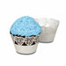 White Heart Cupcake Wrappers | Bakell.com