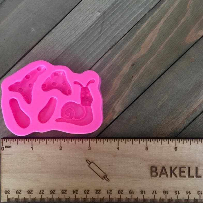 Bakell™ Wonderland Mushroom Snail Silicone Mold | Bakell.com