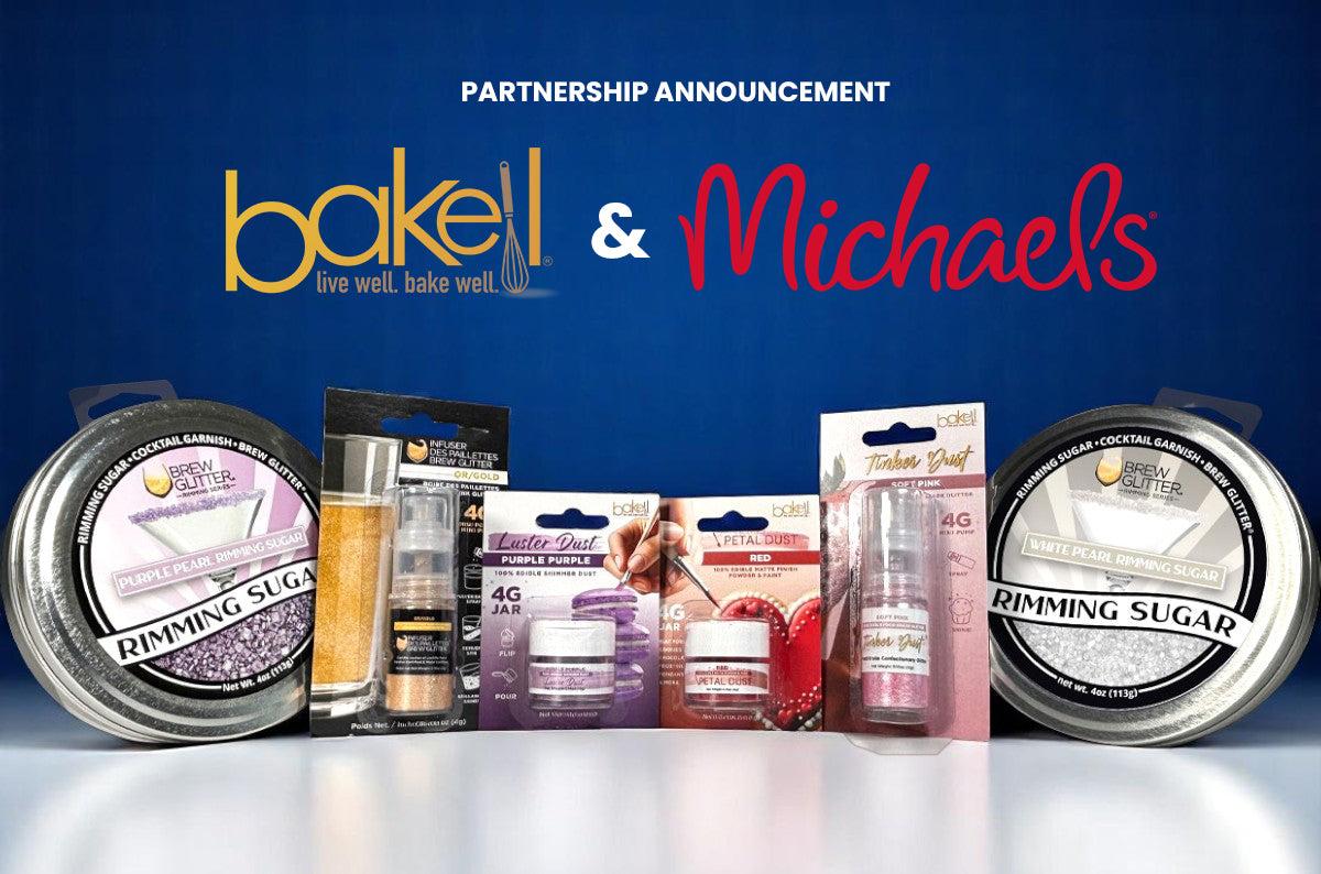 Bakell & Brew Glitter products launch inside Michaels stores nationwide-Bakell®