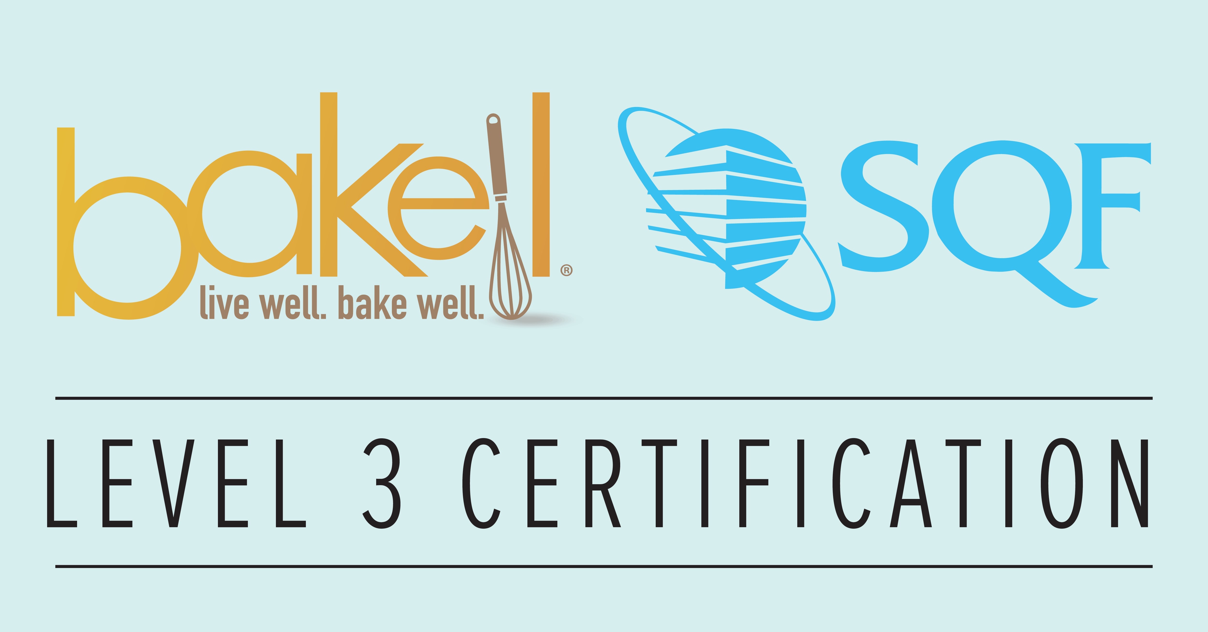 bakell sqf level 3 certification banner