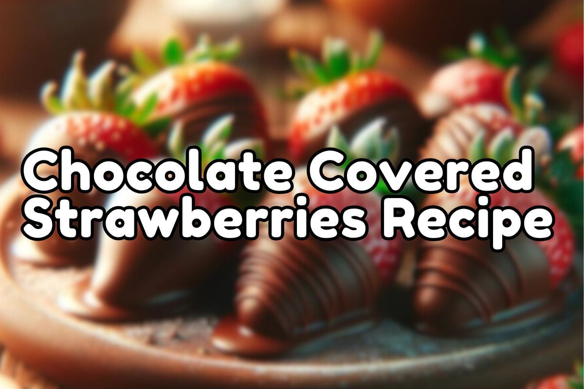 chocolate covered strawberries recipe banner