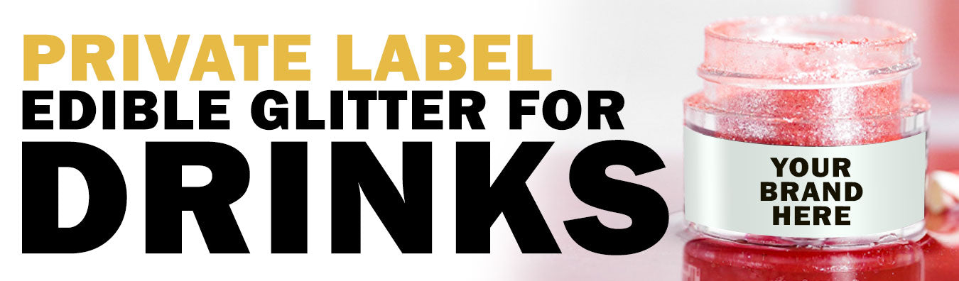 private label edible glitter for drinks near me | bakell.com