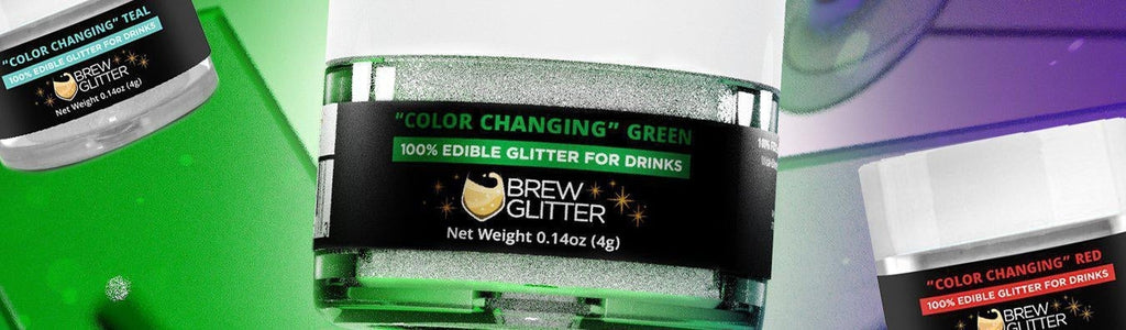 Buy Red Edible Color Changing Brew Glitter