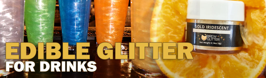BREW GLITTER Edible Glitter For Drinks, Cocktails, Beer