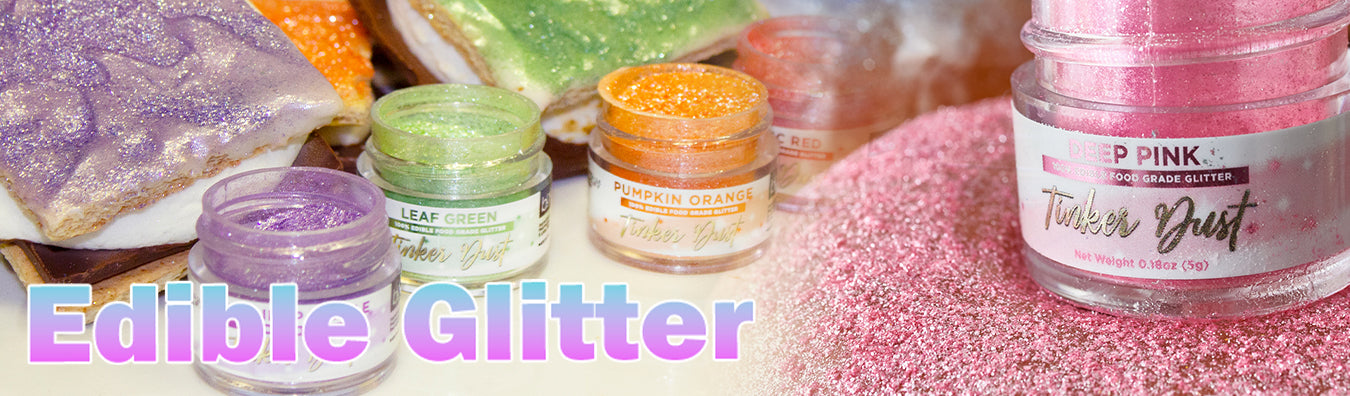 BAKELL Gold Edible Glitter, 25 Grams | TINKER DUST Edible Glitter | KOSHER  Certified | 100% Edible Glitter | Cakes, Cupcakes, Cake Pops, Drinks