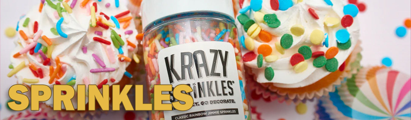 Edible Snowflake Sprinkles for Drinks – Krazy Sprinkles  1/2 Cup