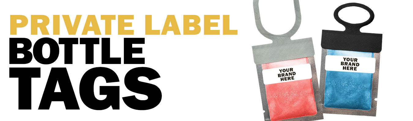 private label edible glitter tags for drinks near me | bakell.com