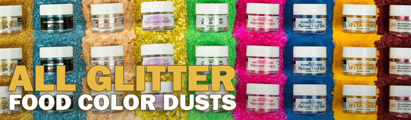 Types of Edible Glitters & Dusts - Edible Glitter vs Dust 