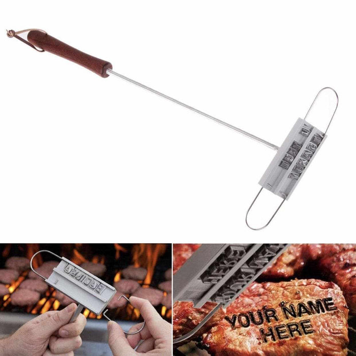 BBQthingz | Meat Branding Iron With Interchangeable Personalize Letters